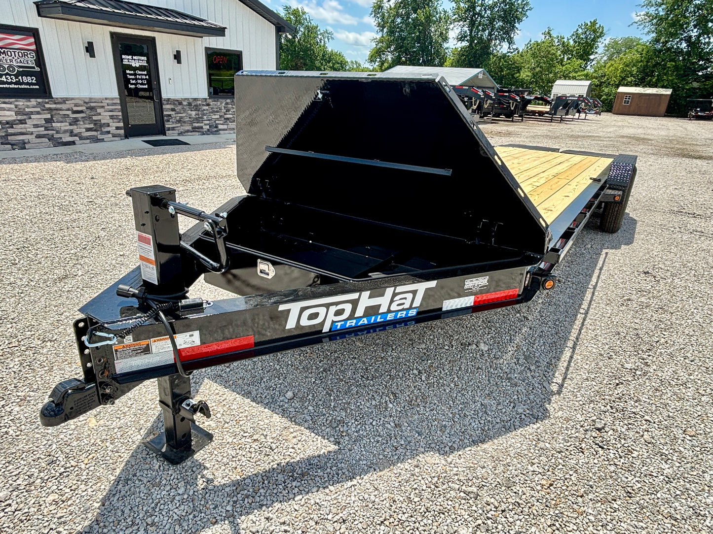 2026 Top Hat 24' 14K I Beam Equipment Trailer