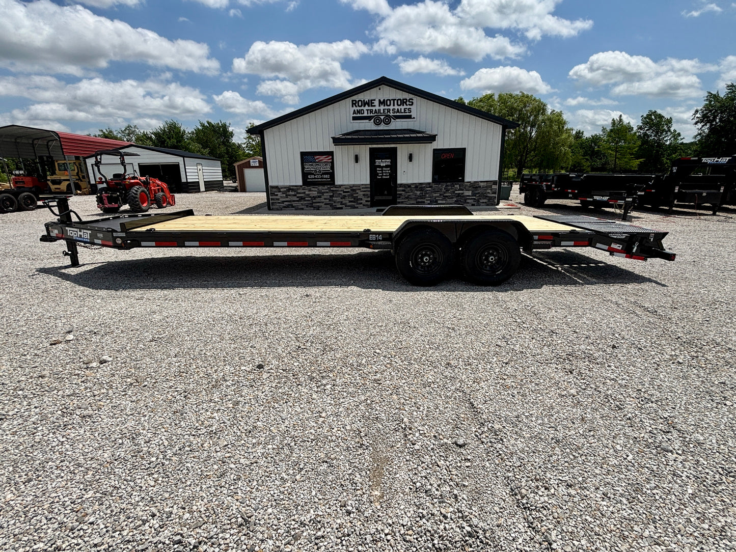 2026 Top Hat 24' 14K I Beam Equipment Trailer
