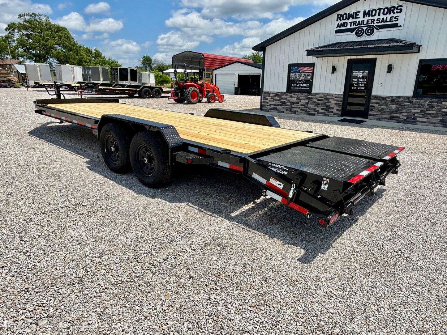 2026 Top Hat 24' 14K I Beam Equipment Trailer