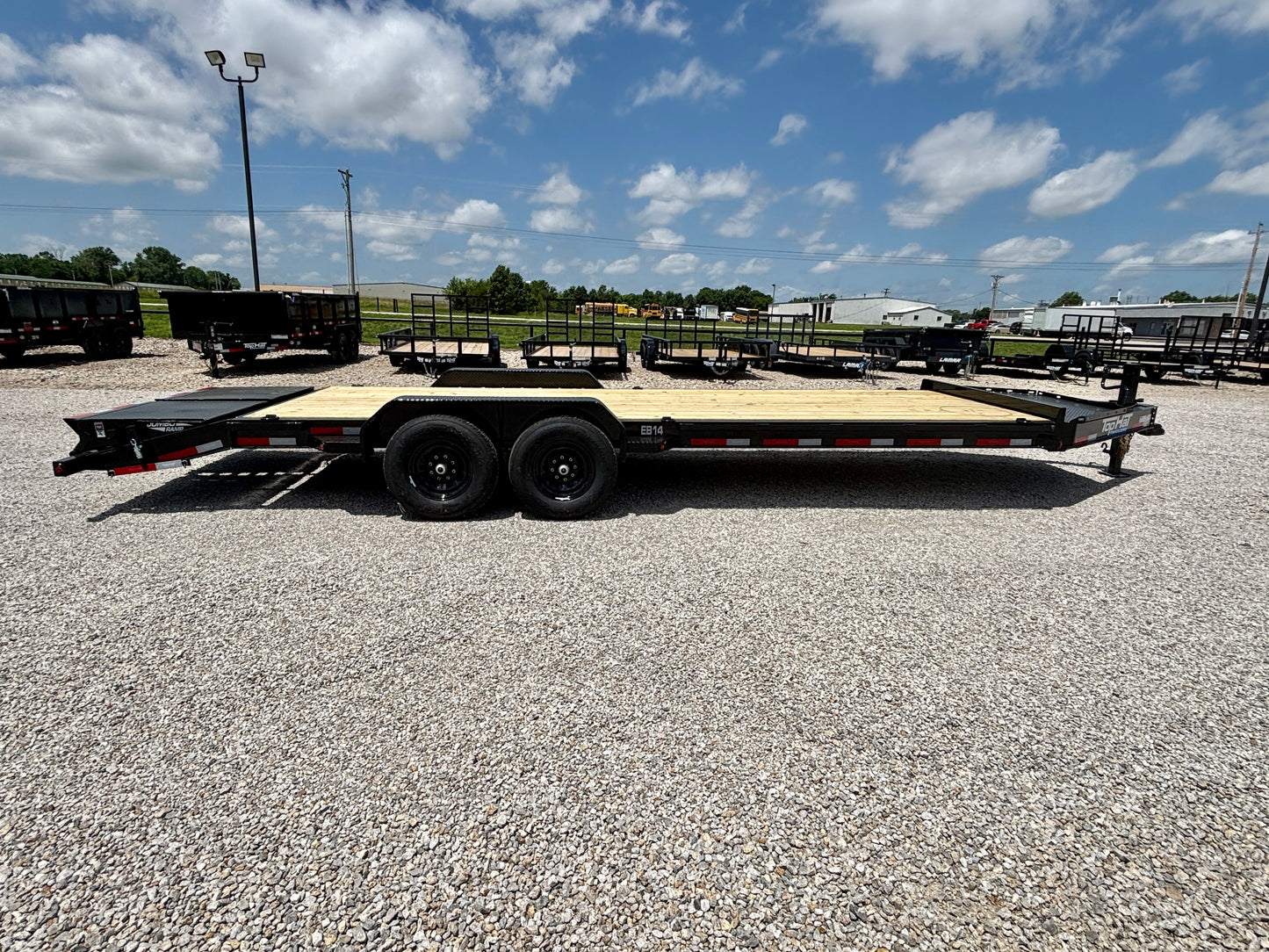 2026 Top Hat 24' 14K I Beam Equipment Trailer