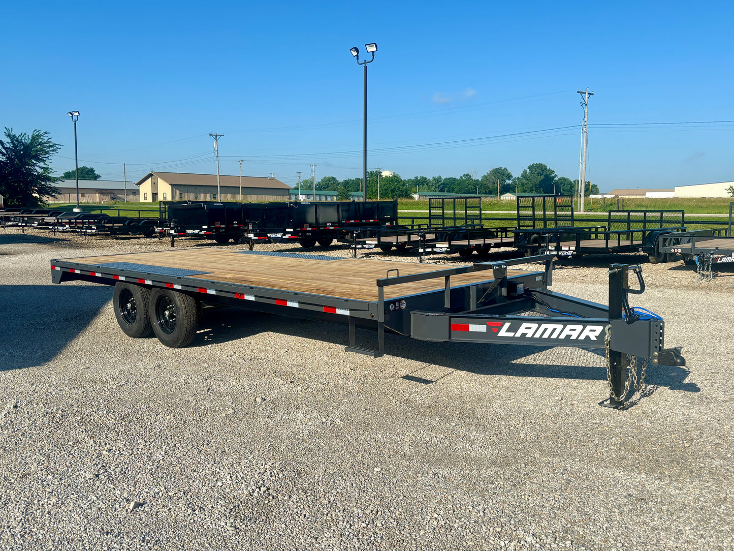 2026 Lamar 102" x 20' 14K Bumper Pull Deckover Trailer