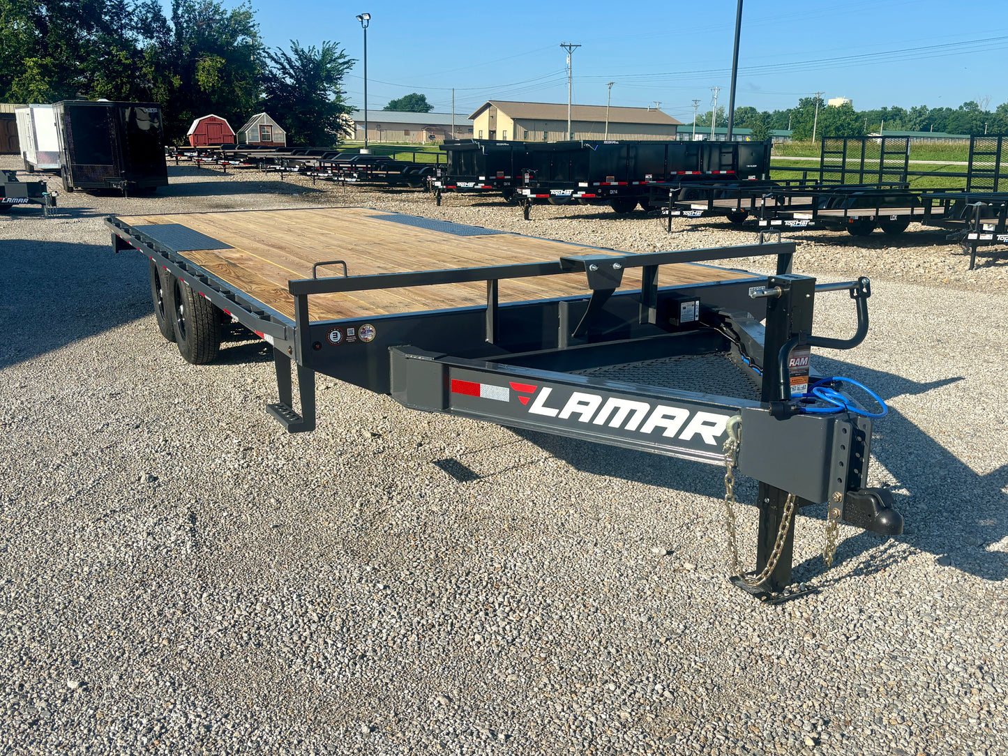 2026 Lamar 102" x 20' 14K Bumper Pull Deckover Trailer