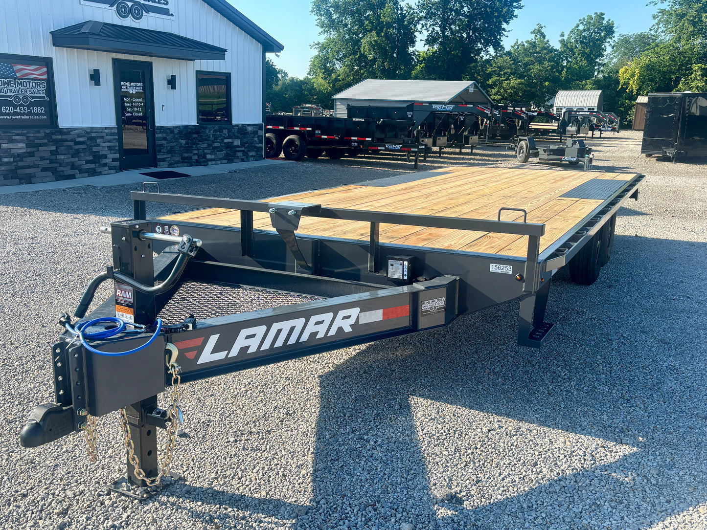 2026 Lamar 102" x 20' 14K Bumper Pull Deckover Trailer