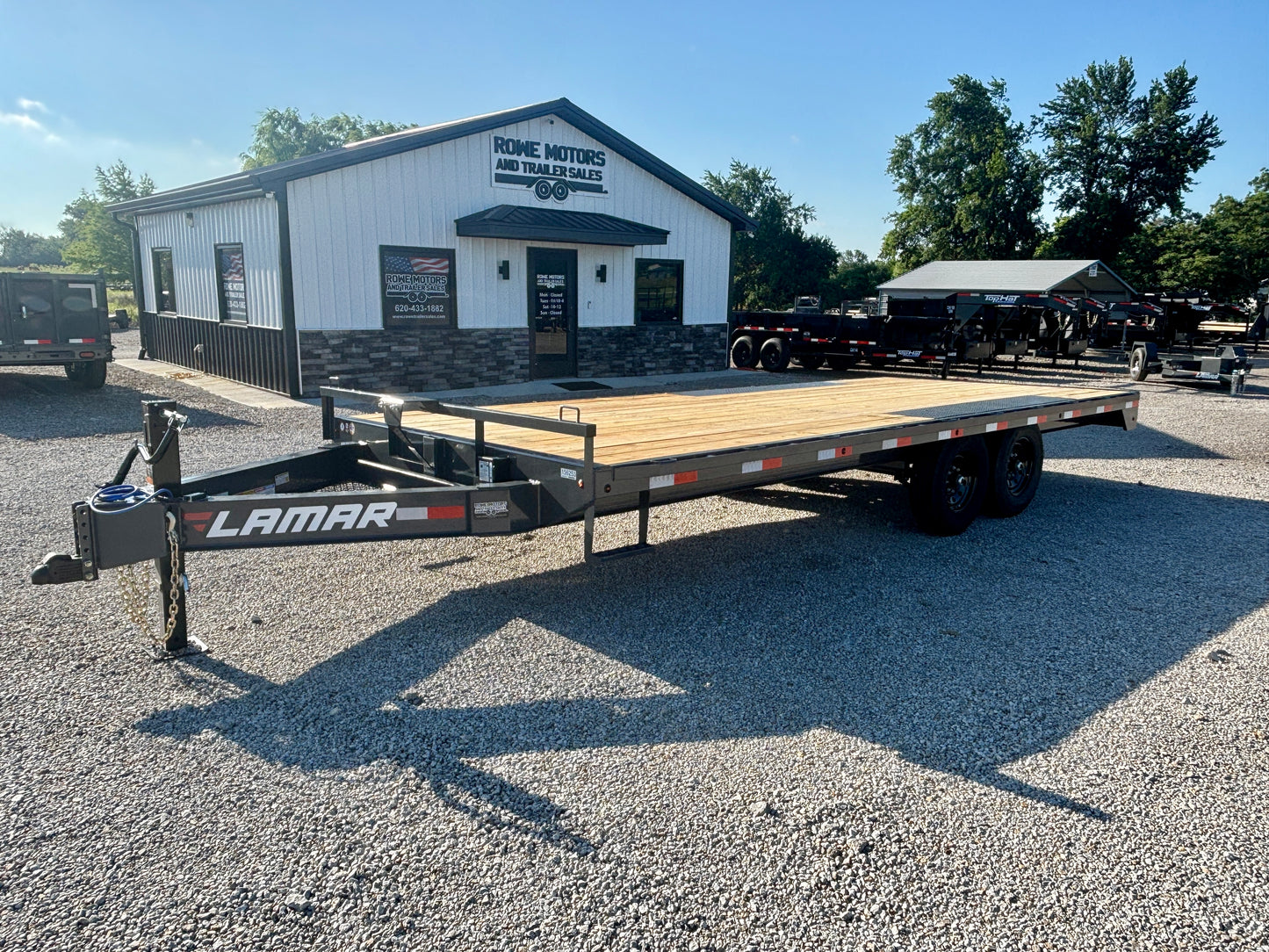 2026 Lamar 102" x 20' 14K Bumper Pull Deckover Trailer