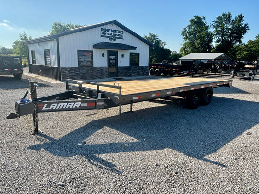 2026 Lamar 102" x 20' 14K Bumper Pull Deckover Trailer