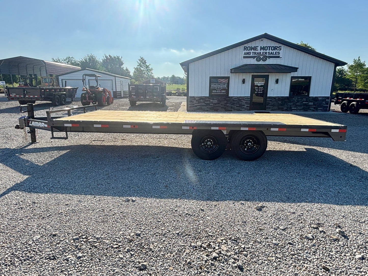 2026 Lamar 102" x 20' 14K Bumper Pull Deckover Trailer