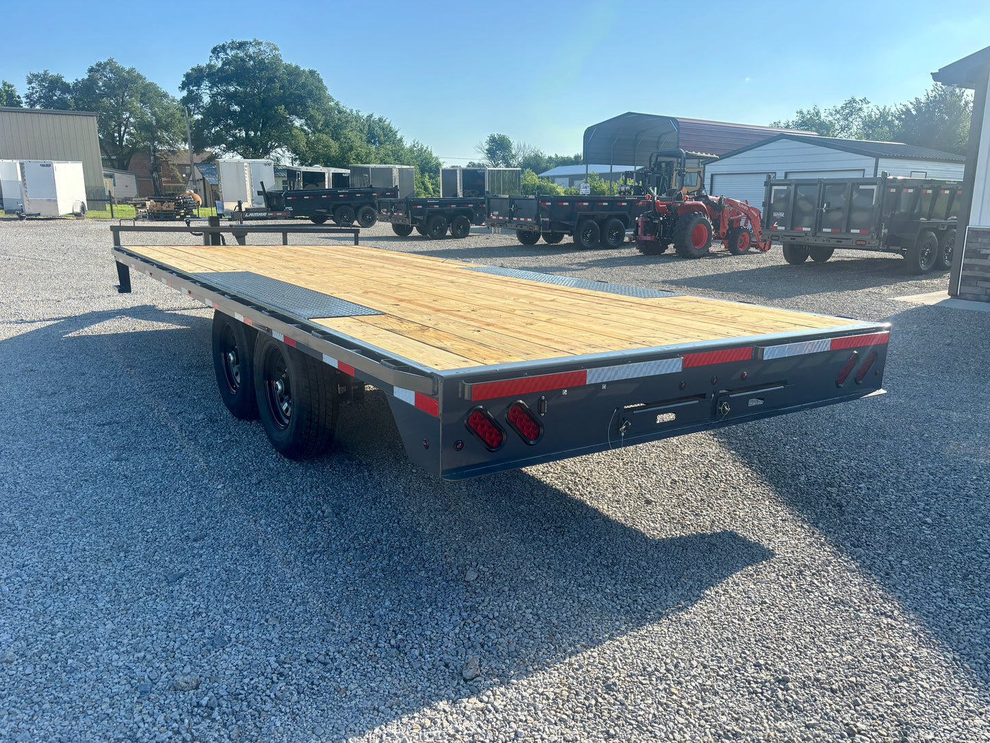 2026 Lamar 102" x 20' 14K Bumper Pull Deckover Trailer