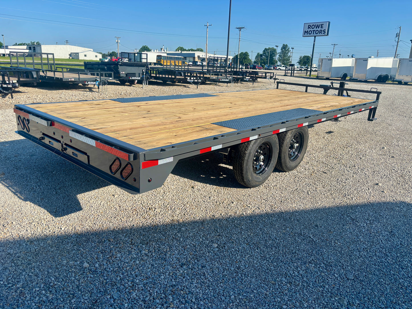 2026 Lamar 102" x 20' 14K Bumper Pull Deckover Trailer