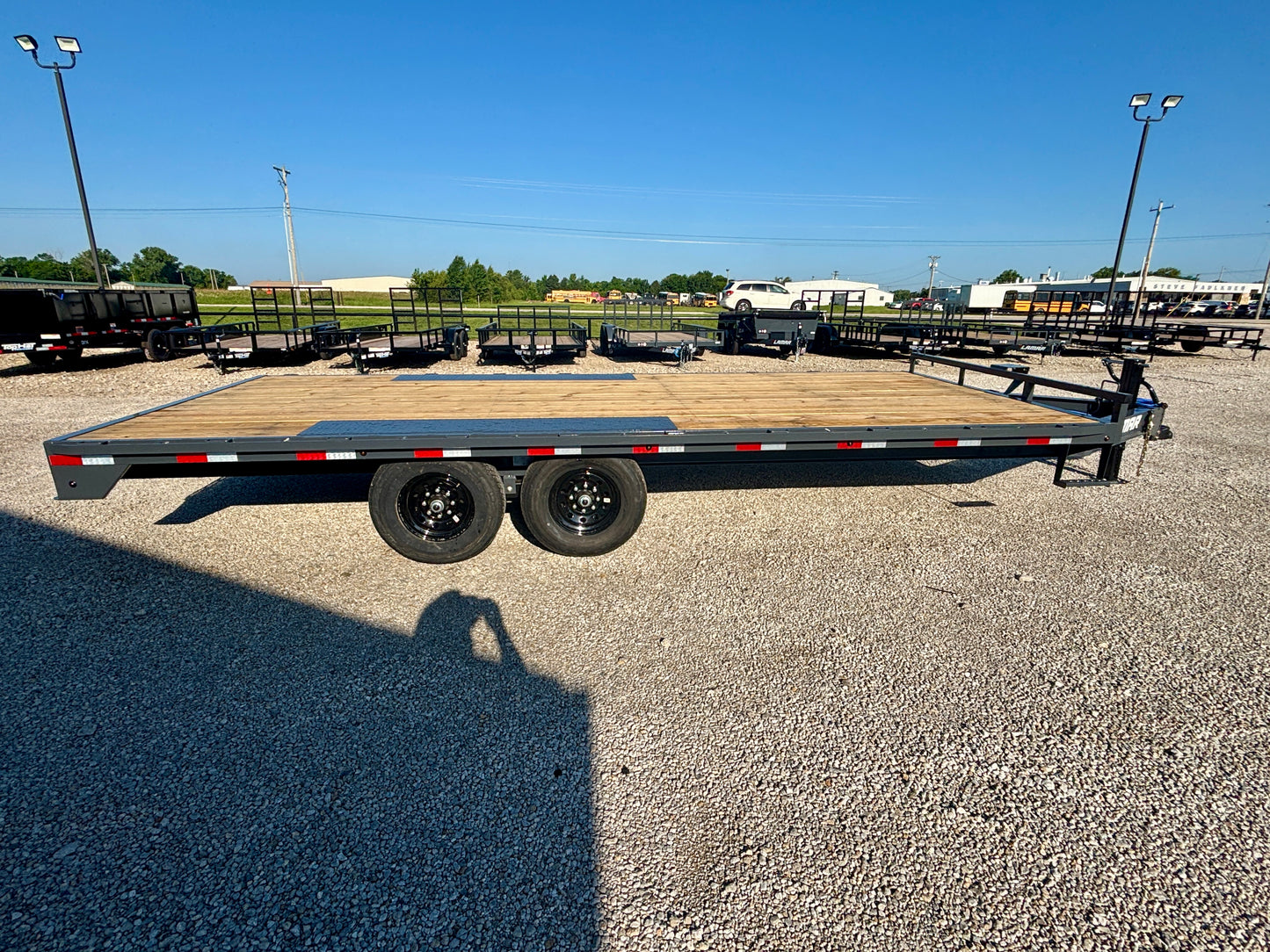 2026 Lamar 102" x 20' 14K Bumper Pull Deckover Trailer