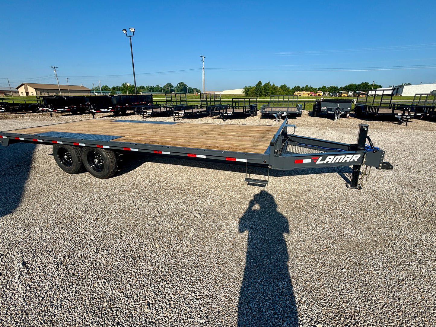2026 Lamar 102" x 20' 14K Bumper Pull Deckover Trailer