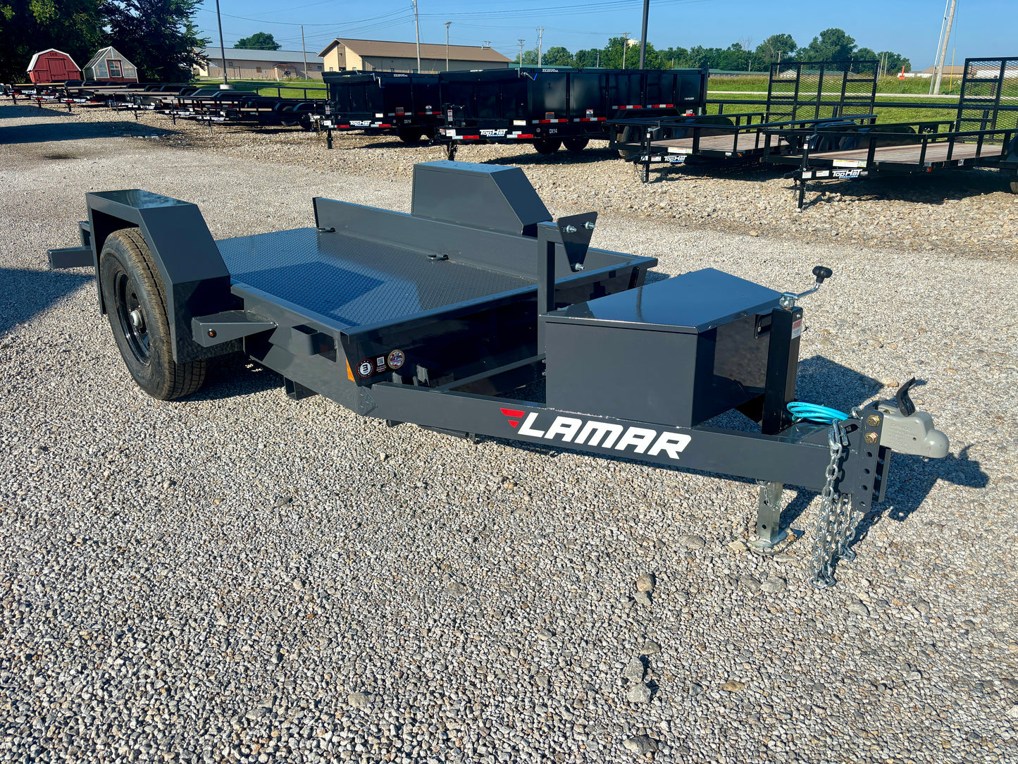 2026 Lamar 59" x 10' 7K Scissor Tilt Trailer