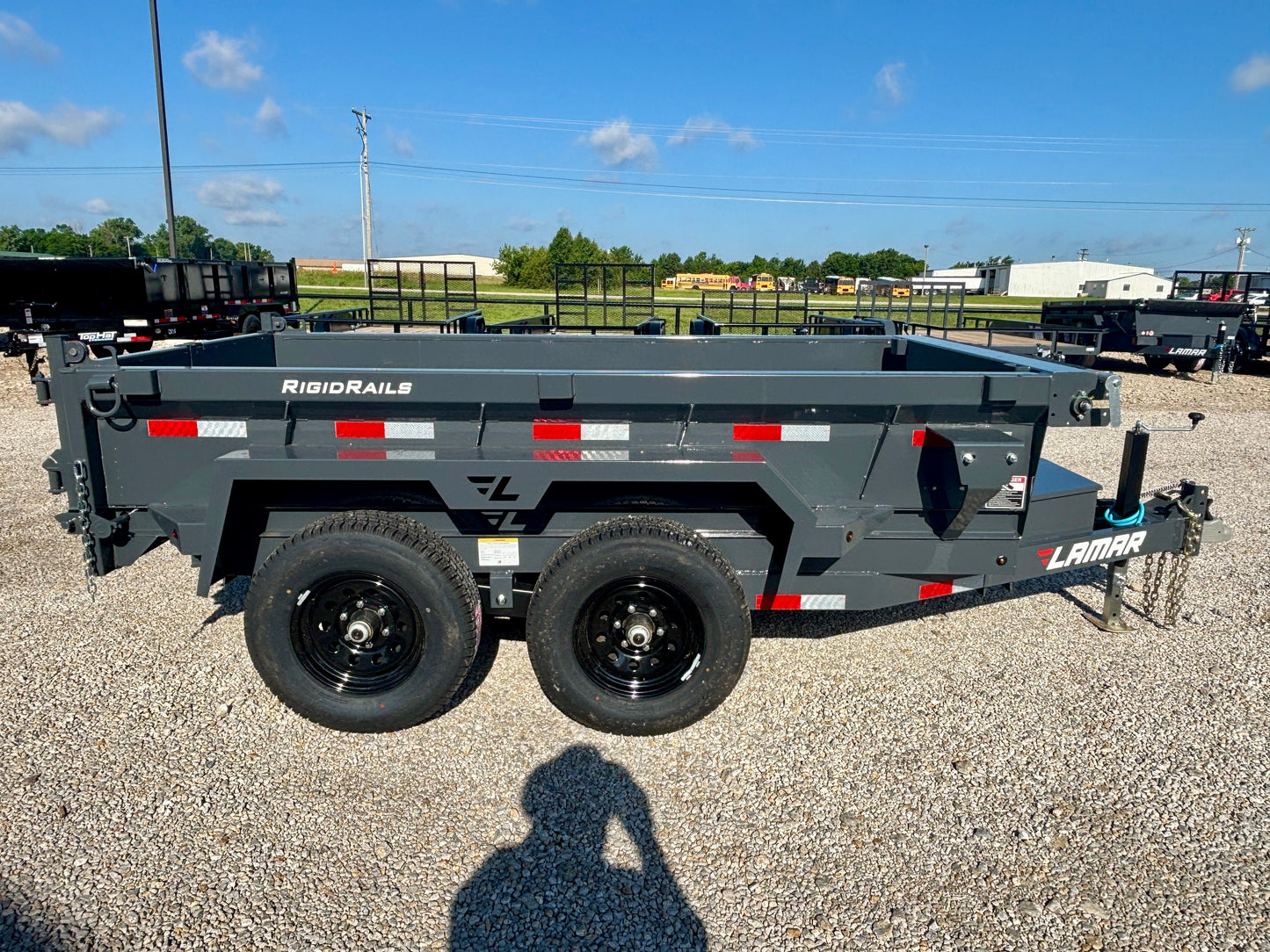 2026 Lamar 5'x 10' 10K Mini Dump Trailer With Spreader Gate