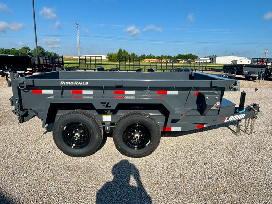2026 Lamar 5'x 10' 10K Mini Dump Trailer With Spreader Gate