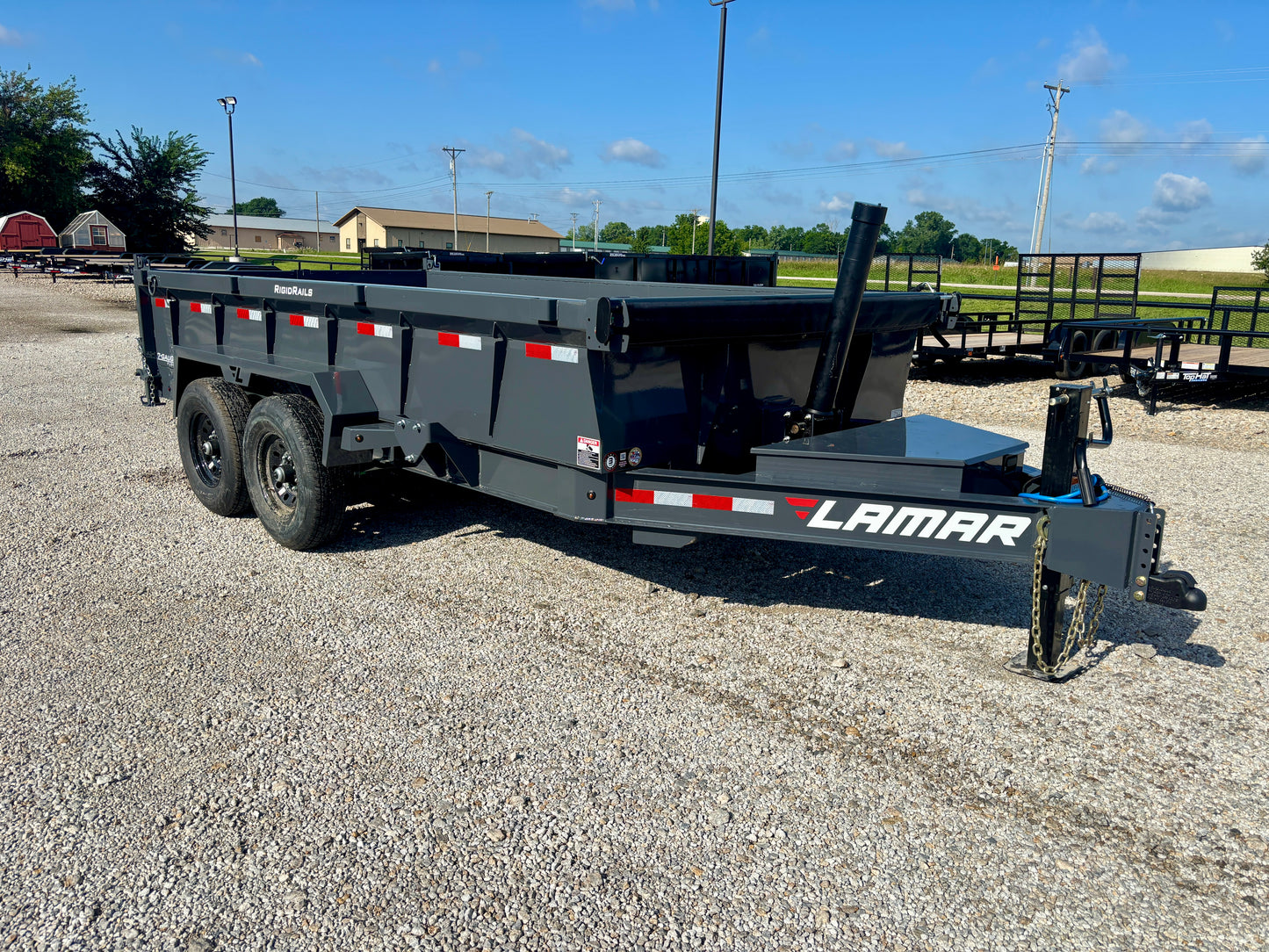 2026 Lamar 14' 14K Dump Trailer With 2' Sides