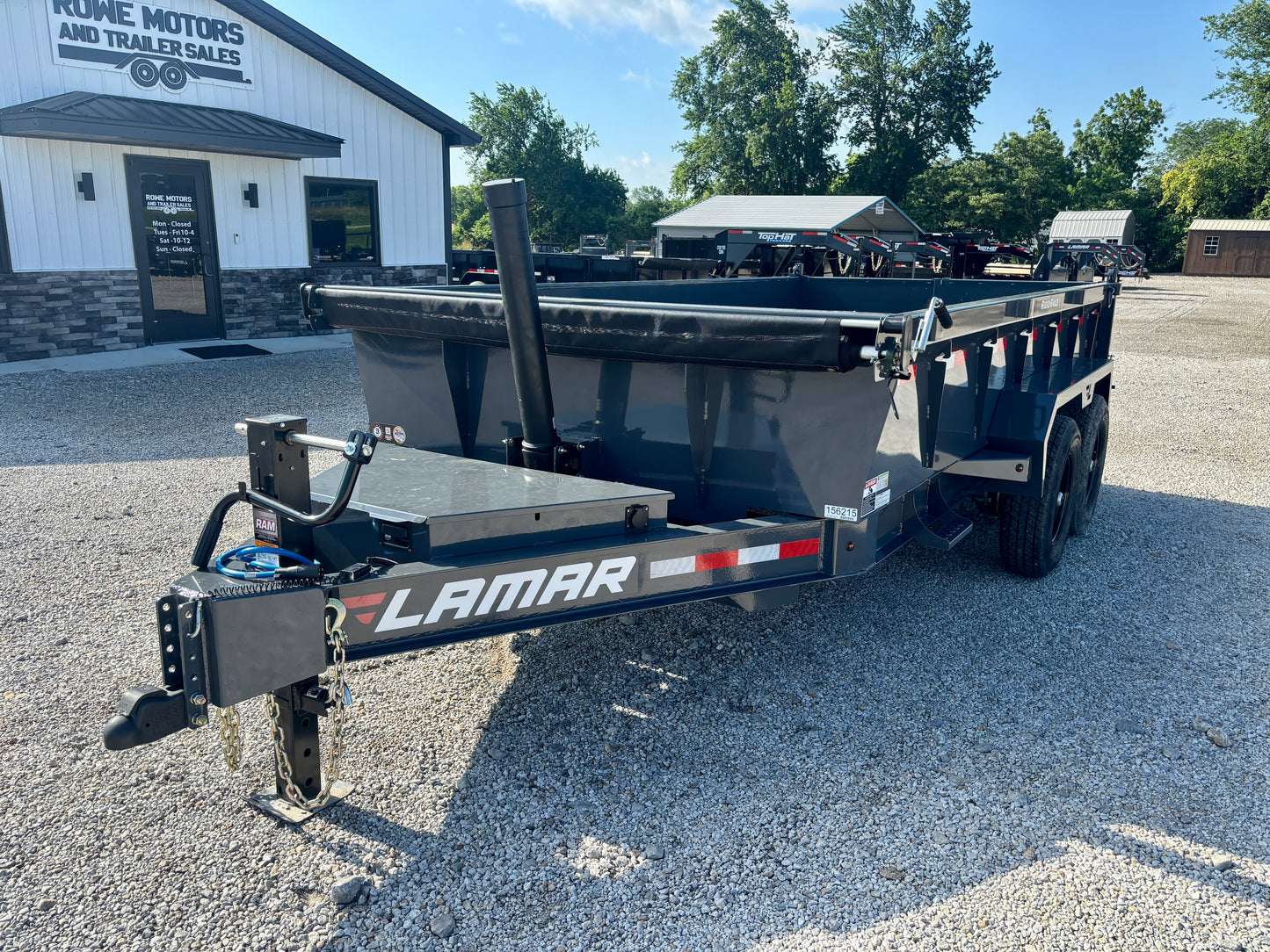 2026 Lamar 14' 14K Dump Trailer With 2' Sides