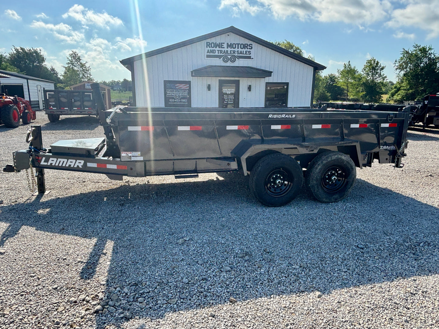 2026 Lamar 14' 14K Dump Trailer With 2' Sides