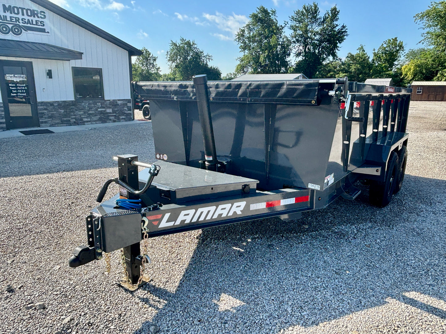 2026 Lamar 14' 14K Dump Trailer With 3' Sides