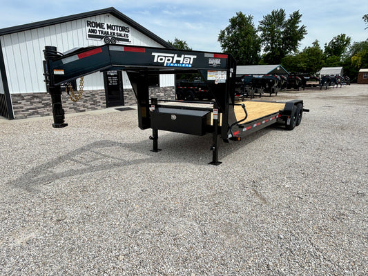2026 Top Hat 24' 14K Gooseneck Equipment Trailer