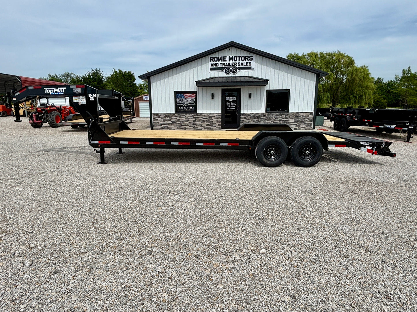 2026 Top Hat 24' 14K Gooseneck Equipment Trailer