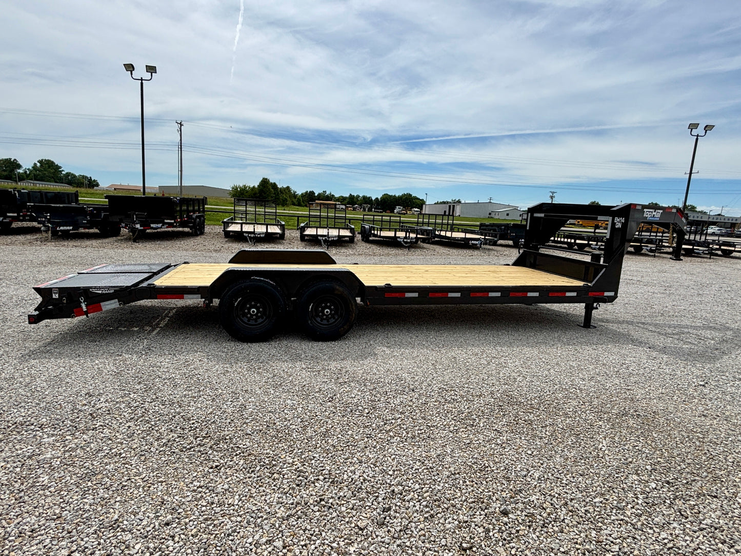 2026 Top Hat 24' 14K Gooseneck Equipment Trailer