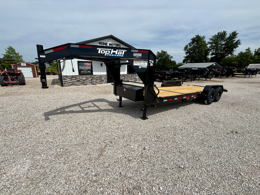 2026 Top Hat 22' 14K Gooseneck Tilt Trailer