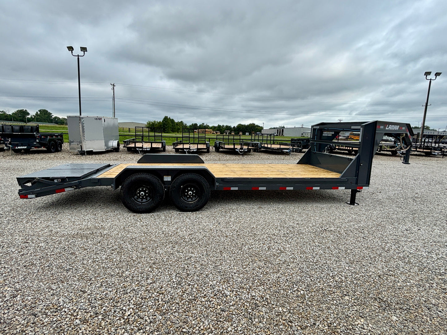 2026 Lamar 22' 14K Gooseneck Equipment Trailer