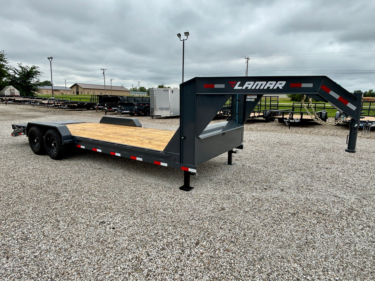 2026 Lamar 22' 14K Gooseneck Equipment Trailer