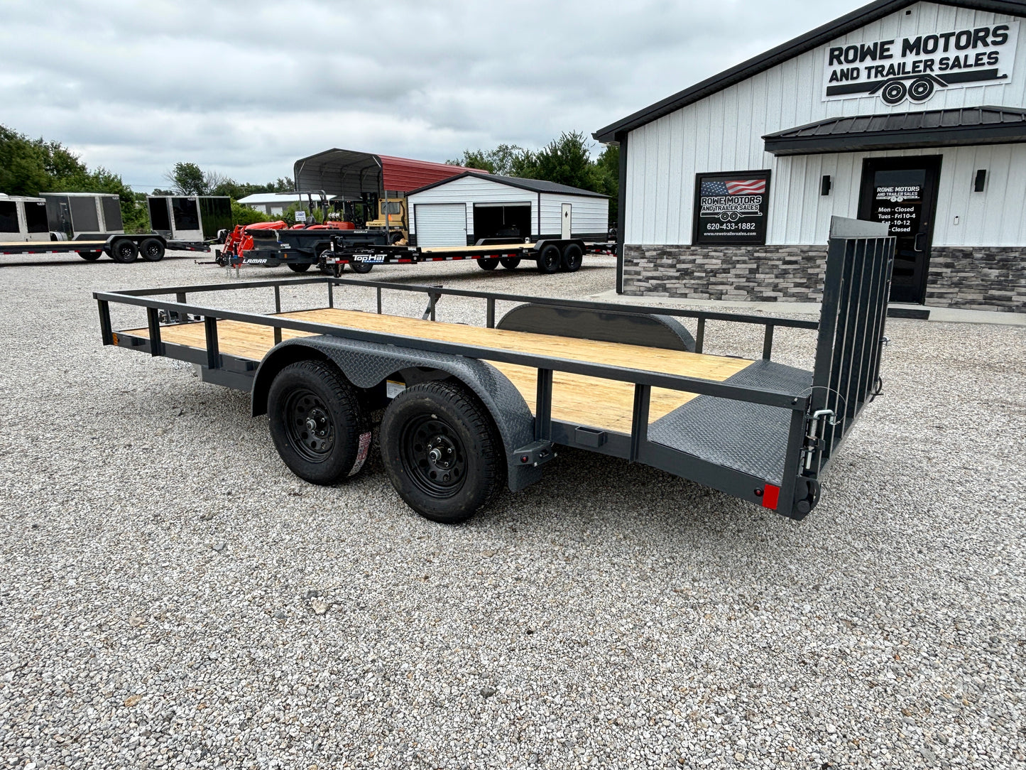 2026 Lamar 83" x 16' Utility Trailer *Tube Top*