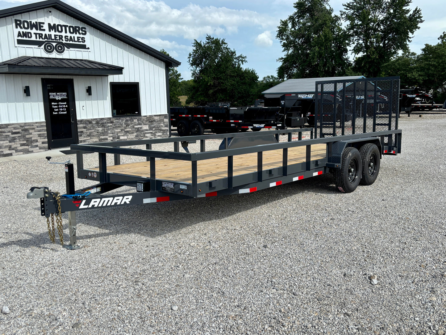 2027 Lamar 83" x 22' 10K Utility Trailer *Tube Top*