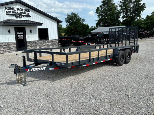 2027 Lamar 83" x 22' 10K Utility Trailer *Tube Top*