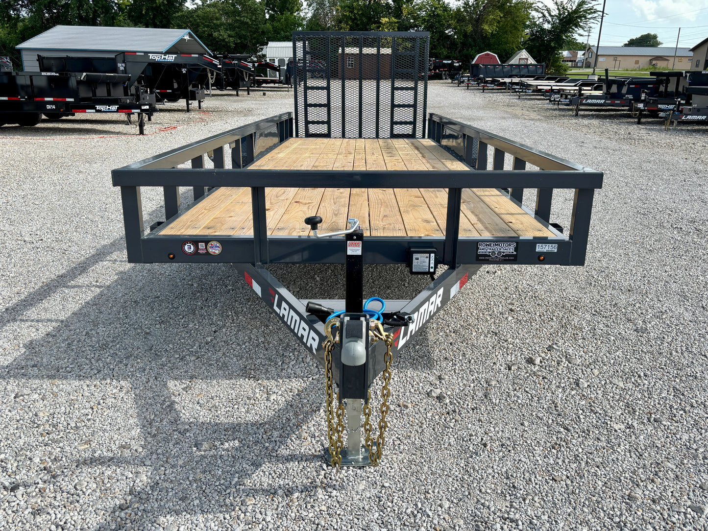 2027 Lamar 83" x 22' 10K Utility Trailer *Tube Top*
