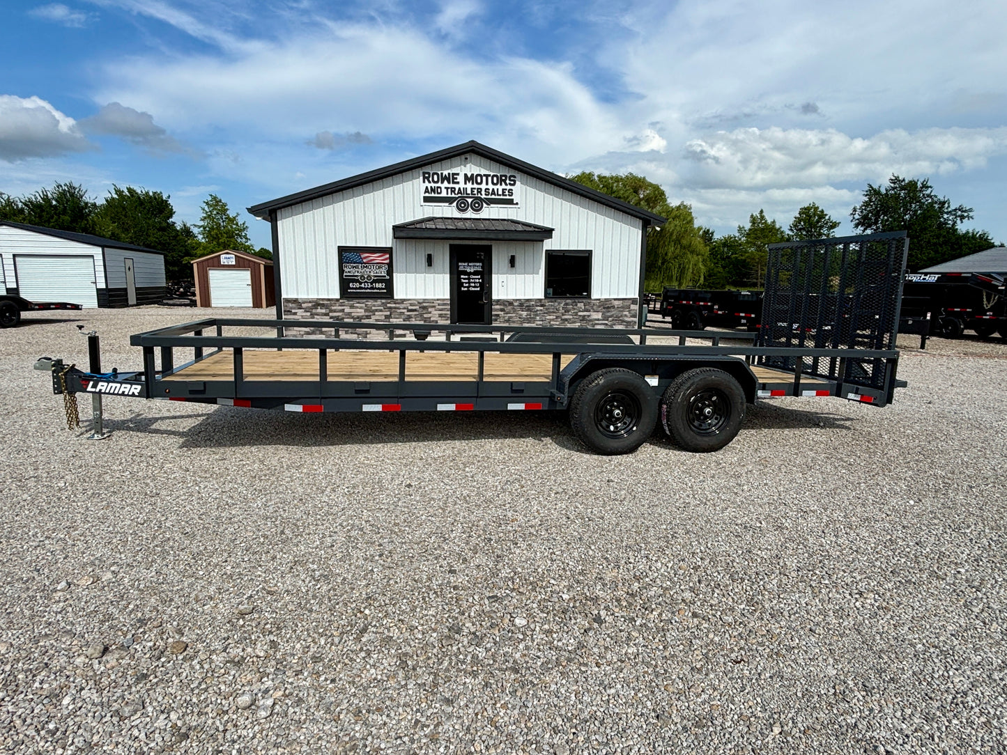 2027 Lamar 83" x 22' 10K Utility Trailer *Tube Top*