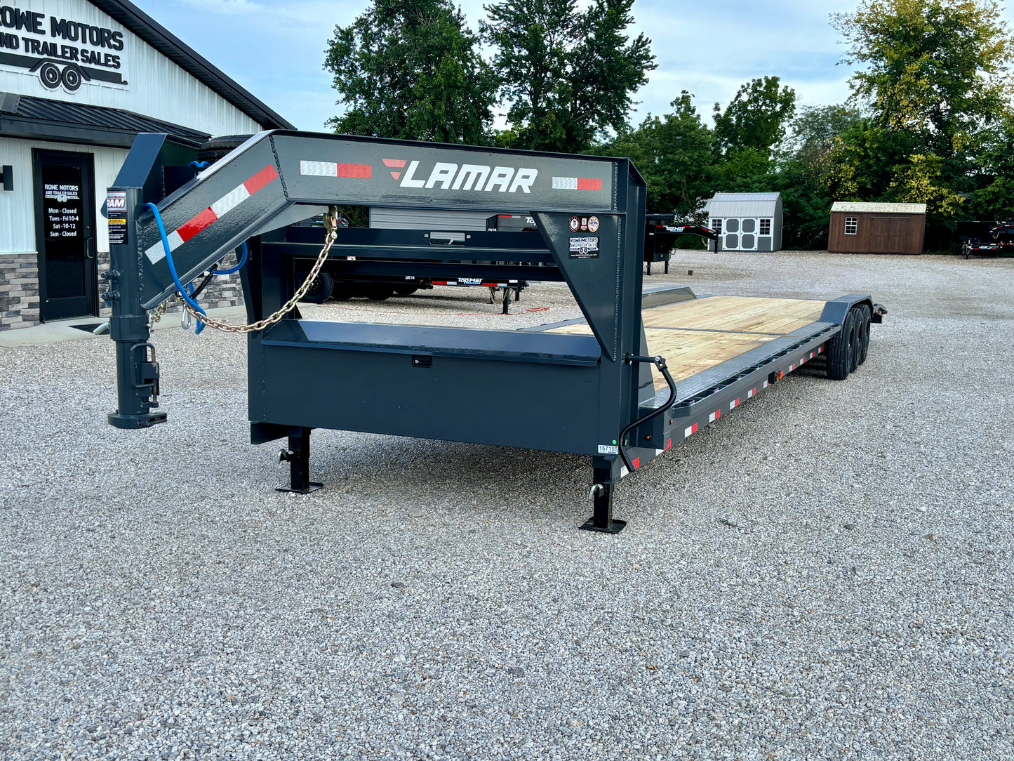 2027 Lamar 40' 21K Gooseneck 2 car Hauler / Equipment Trailer