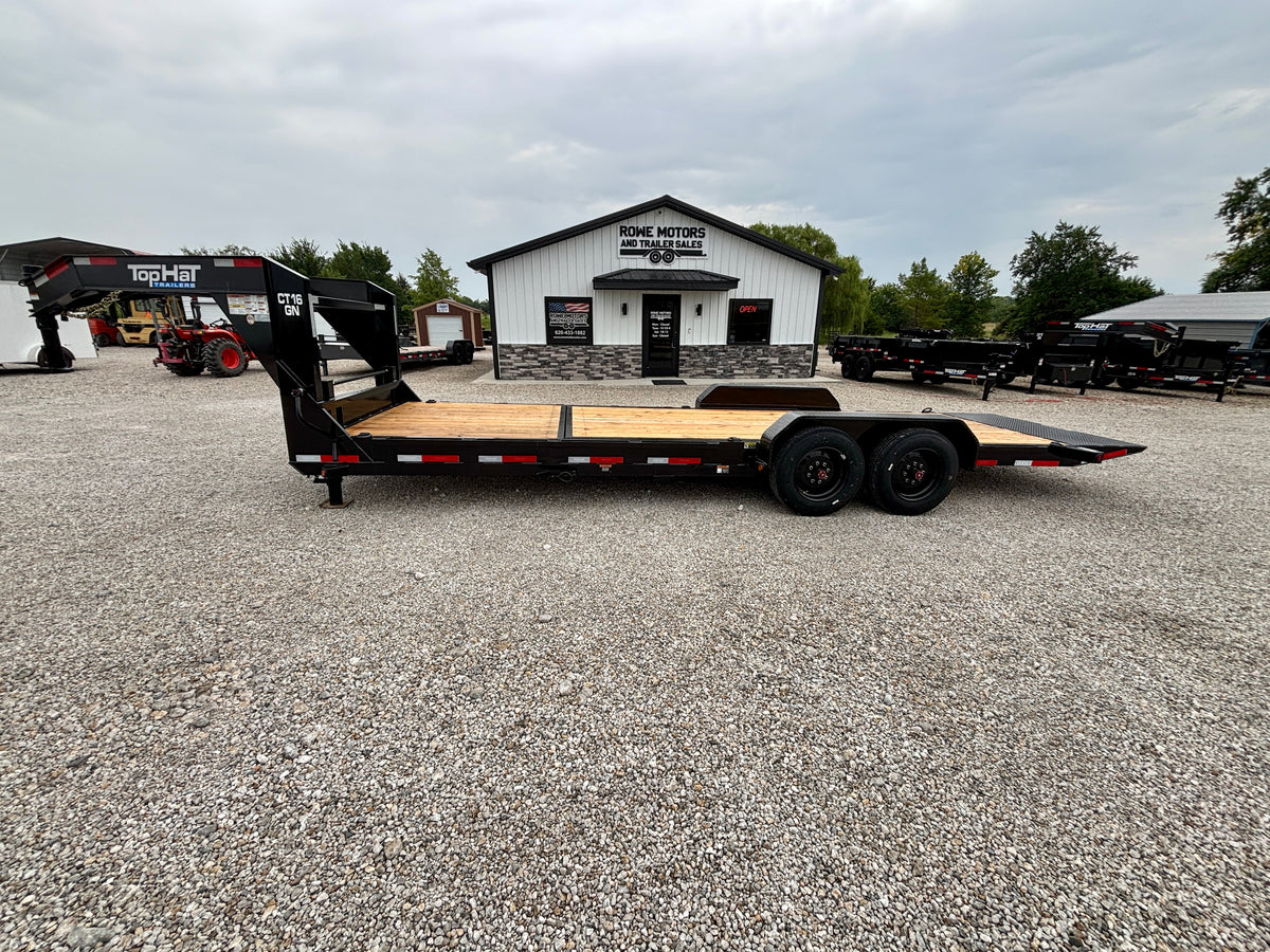 2026 Top Hat 24' 16K Gooseneck Tilt Trailer