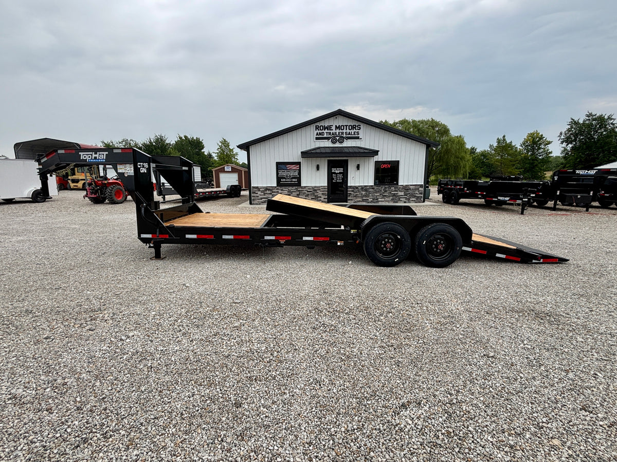 2026 Top Hat 24' 16K Gooseneck Tilt Trailer