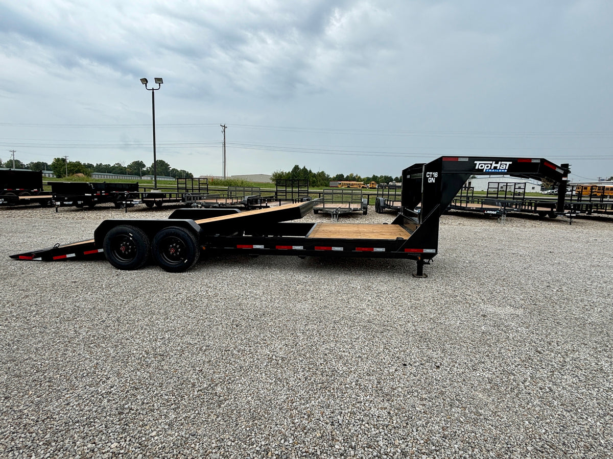 2026 Top Hat 24' 16K Gooseneck Tilt Trailer