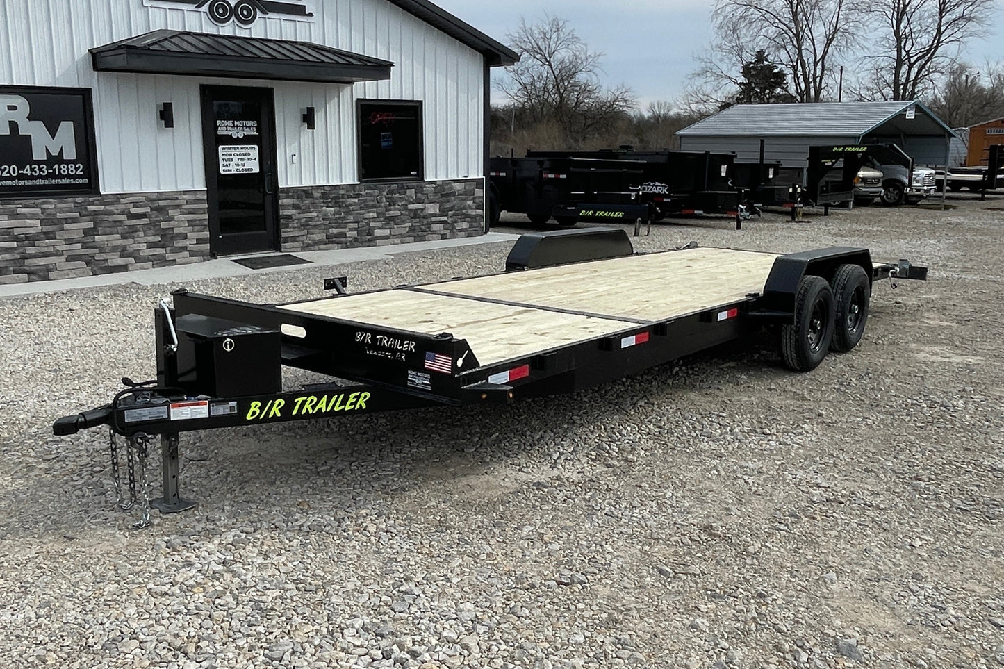 2024 B/R 24' 10K Car Trailer / SXS Hauler