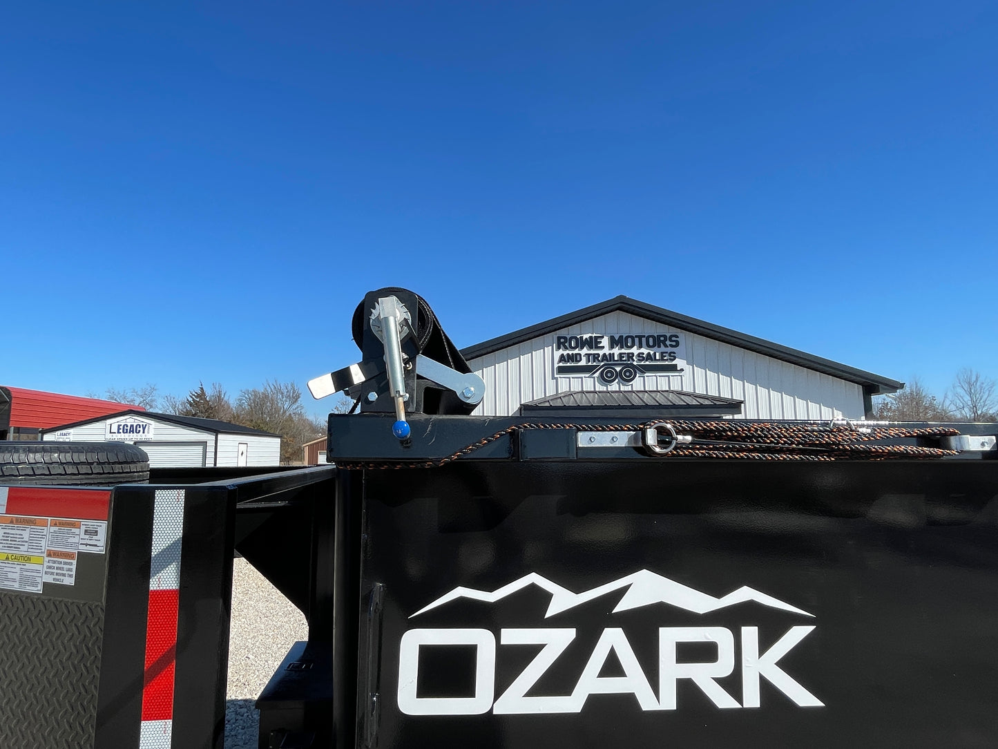 2025 Ozark 16' 16K Gooseneck Telescopic Dump Trailer with 4' Sides