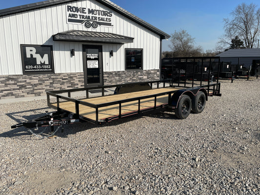 2024 Coffee Creek 83" x 18' 7K Utility Trailer