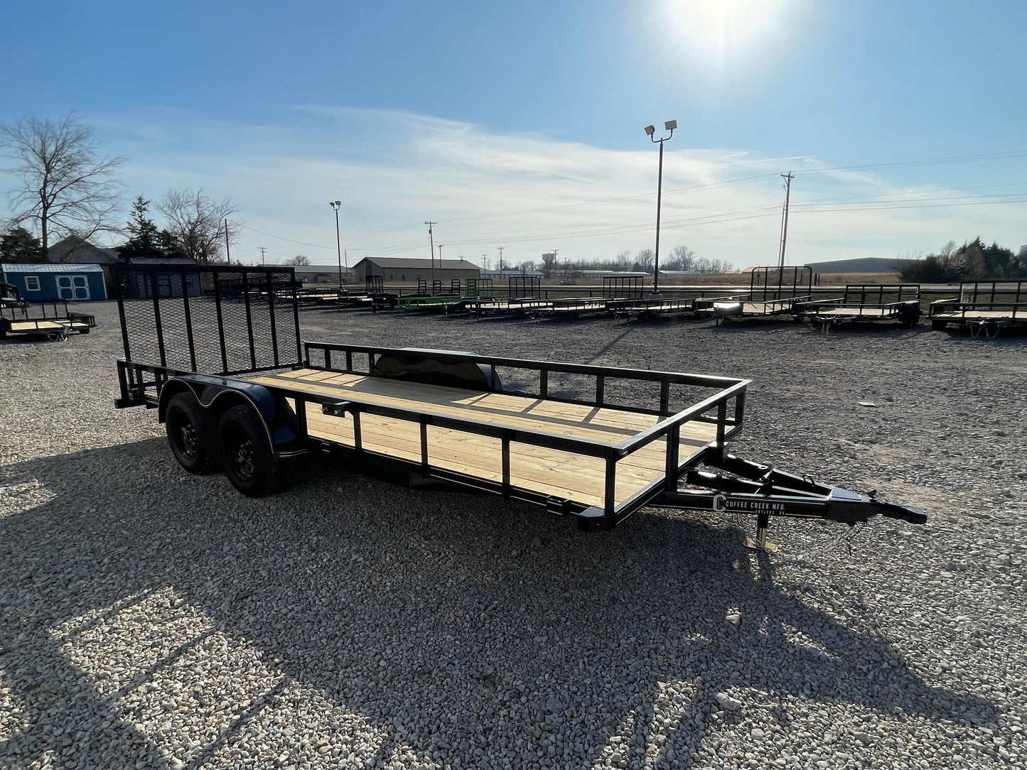 2024 Coffee Creek 83" x 18' 7K Utility Trailer