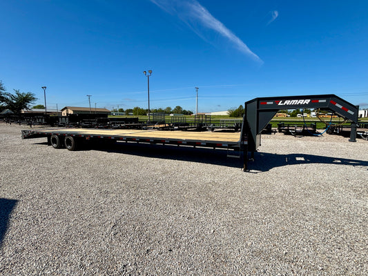 2027 Lamar 40' 25K Gooseneck Flatbed Trailer