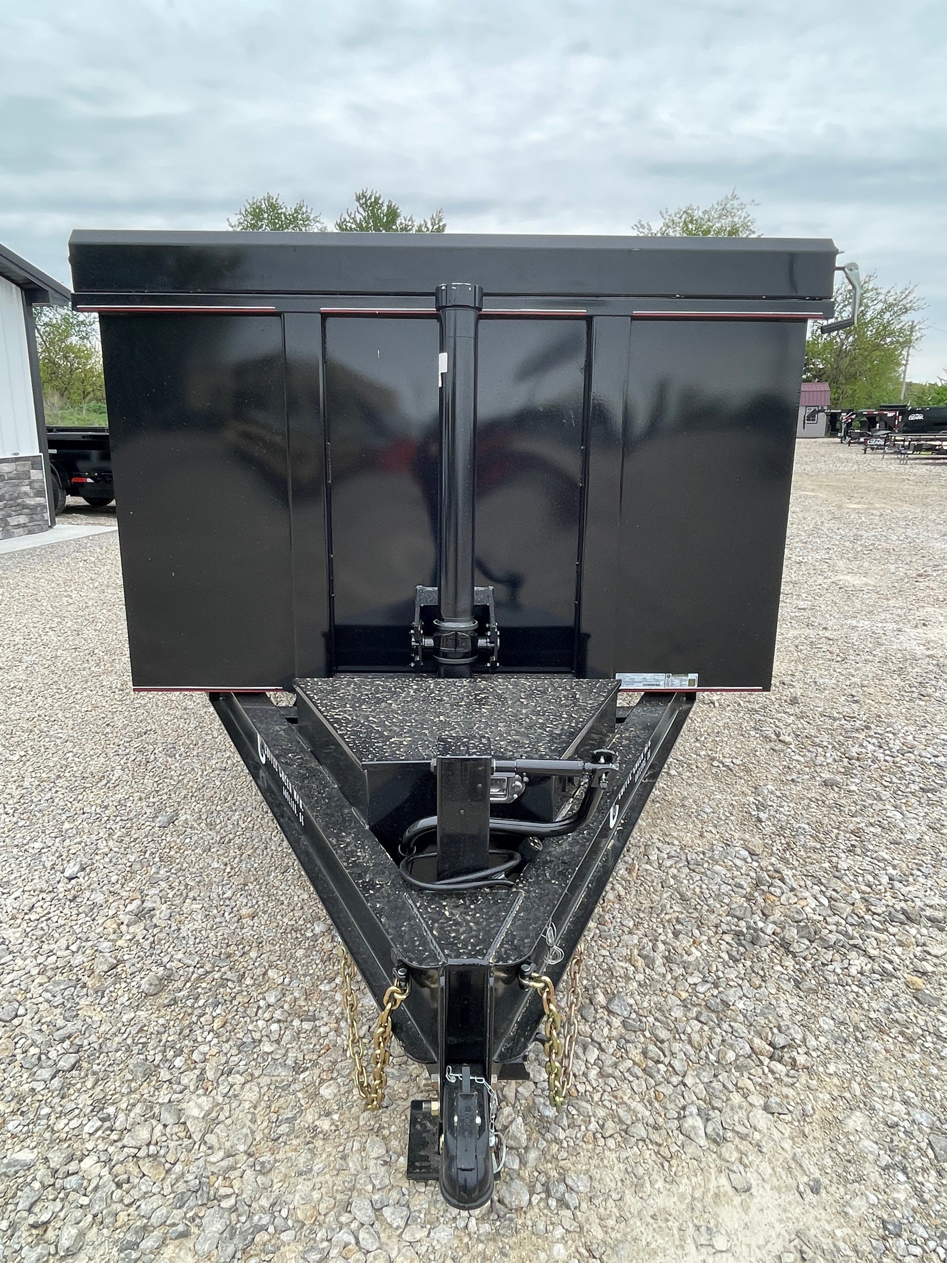 2024 Coffee Creek 16' 14K Dump Trailer with 4' Sides Toolbox