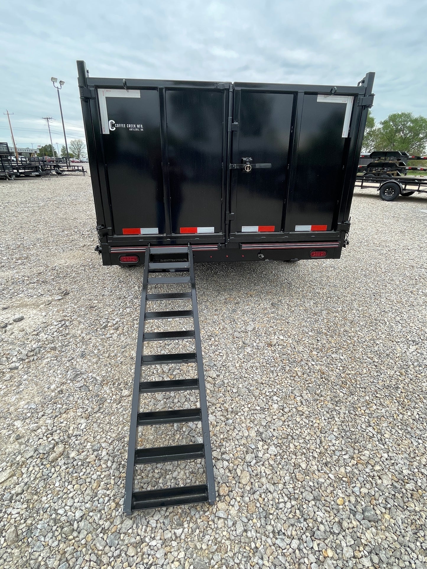 2024 Coffee Creek 16' 14K Dump Trailer with 4' Sides Ramp