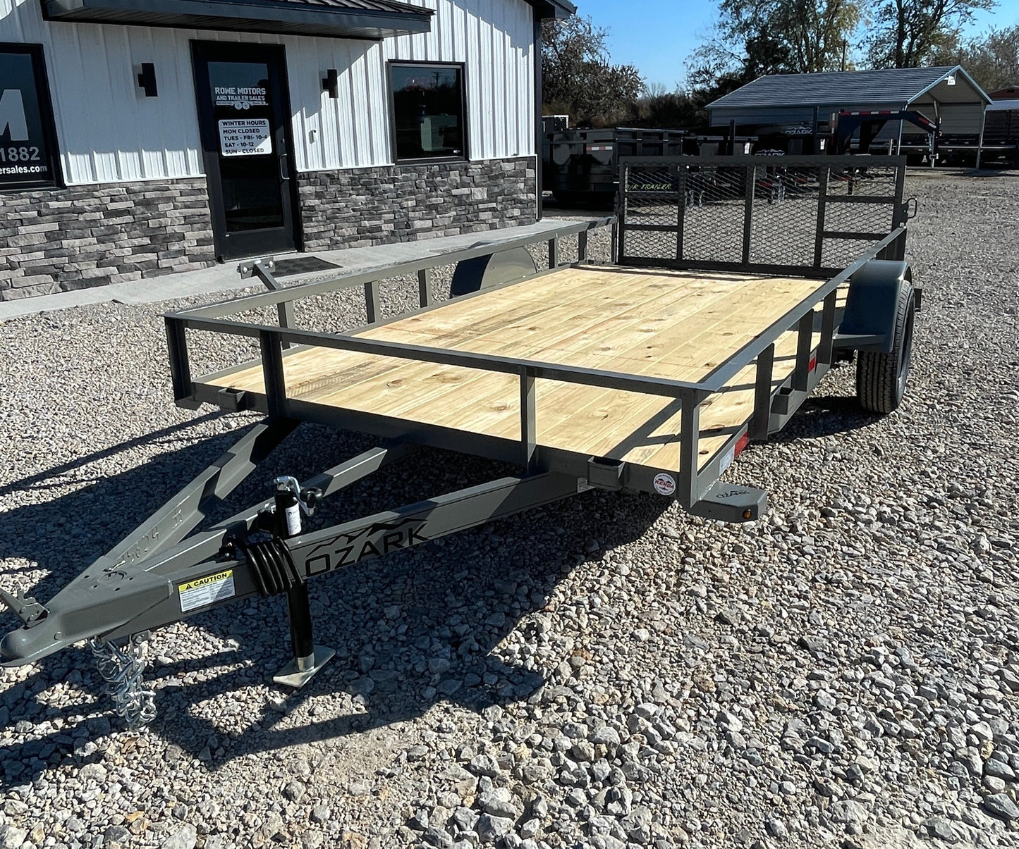 2024 Ozark 82" x 14' Utility Trailer