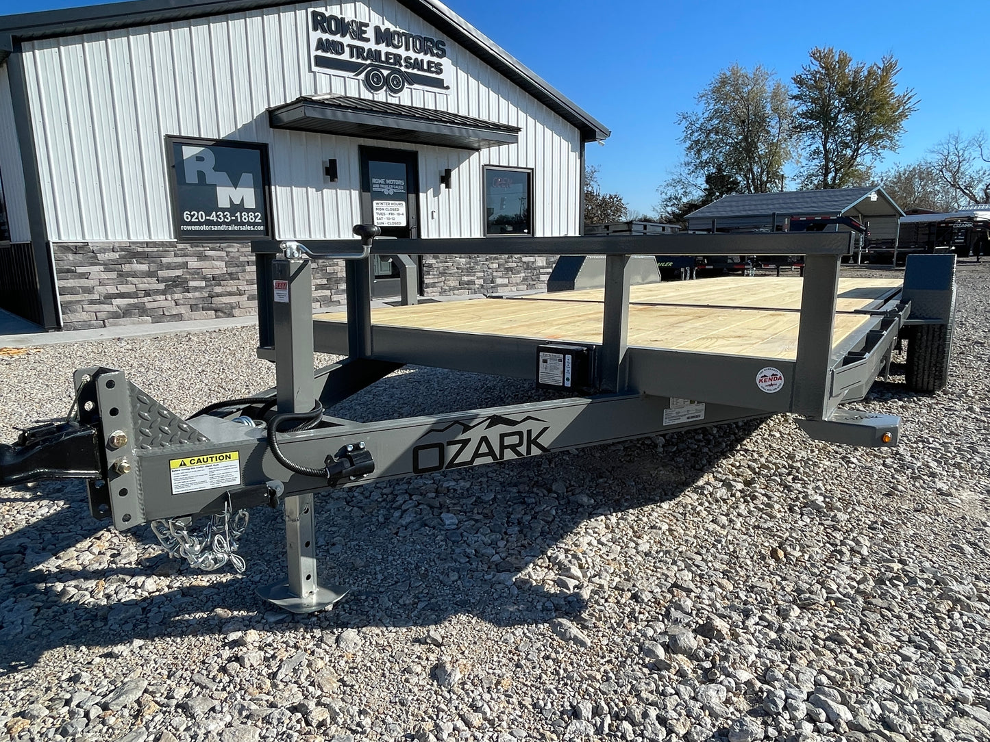 2024 Ozark 22' 10K Tilt Trailer