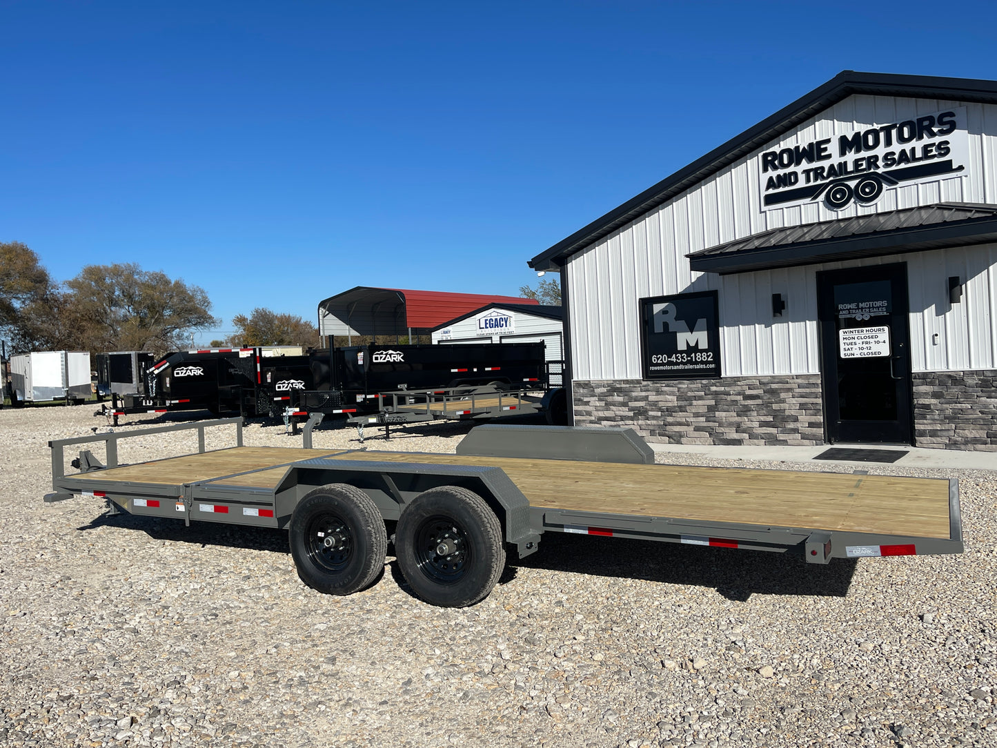 2024 Ozark 22' 10K Tilt Trailer