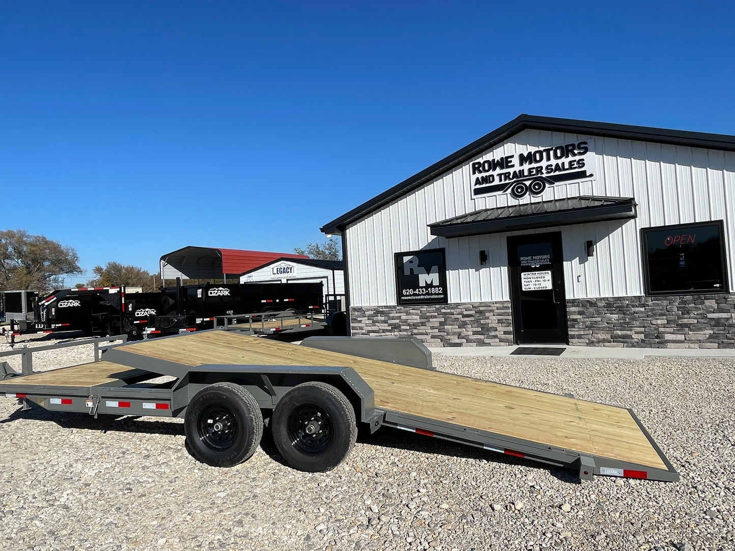 2024 Ozark 22' 10K Tilt Trailer