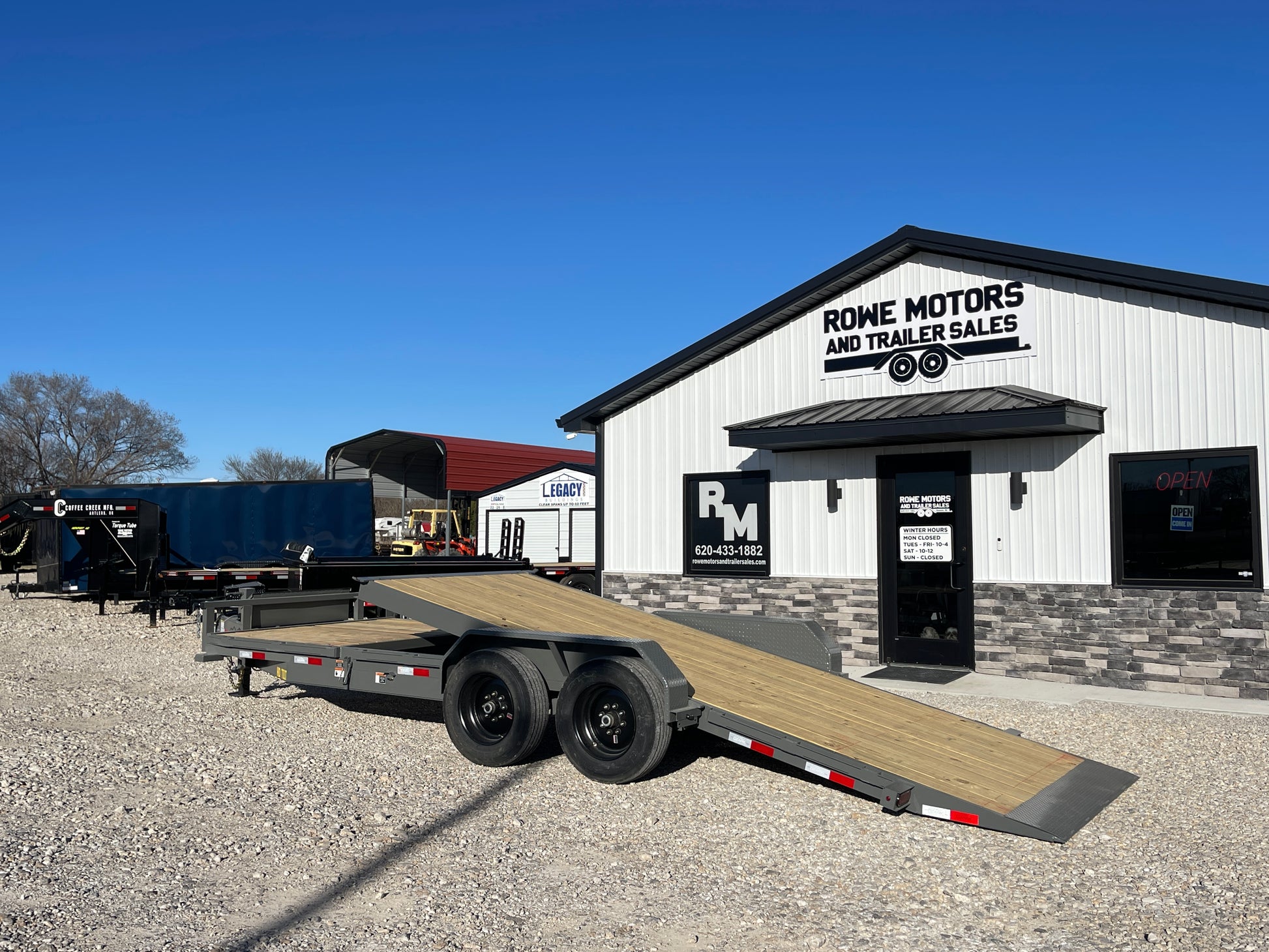 2024 Ozark 22' 16K HD Tilt Trailer Deck