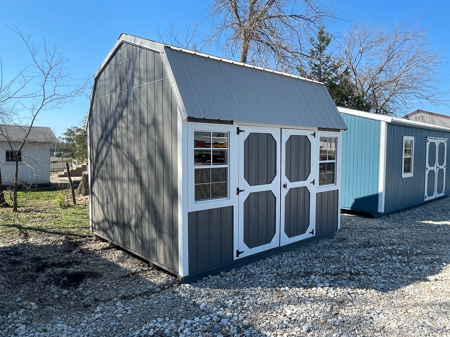 2024 Rocky Acres 10 x 12 Lofted Garden Shed