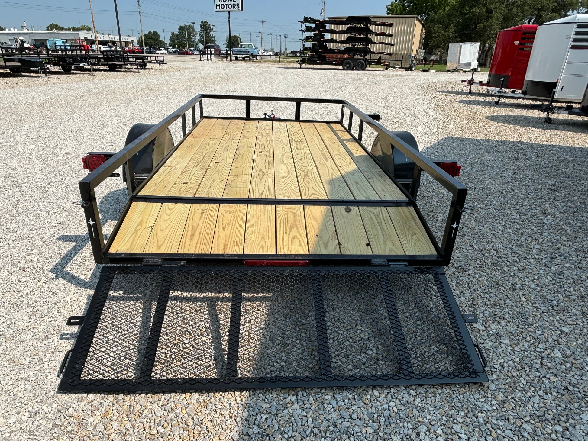 2024 BULLDOG 76X12 UTILITY TRAILER WITH DOVETAIL RAMP